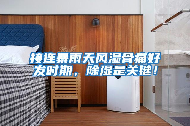 接連暴雨天風濕骨痛好發時期，除濕是關鍵！
