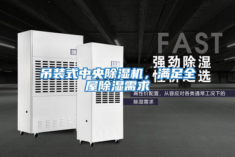 吊裝式中央除濕機，滿足全屋除濕需求