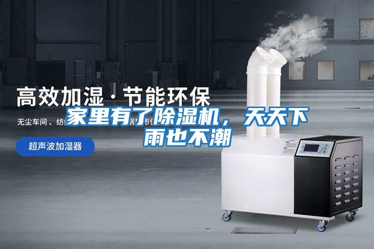 家里有了除濕機，天天下雨也不潮