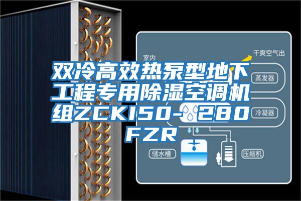 雙冷高效熱泵型地下工程專用除濕空調(diào)機組ZCKI50- 280FZR