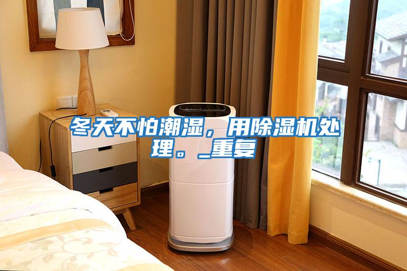 冬天不怕潮濕，用除濕機處理。_重復