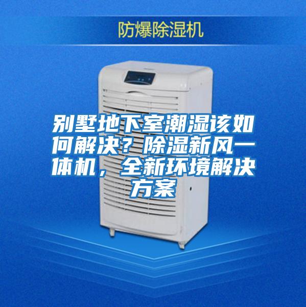 別墅地下室潮濕該如何解決?除濕新風一體機,全新環境解決方案