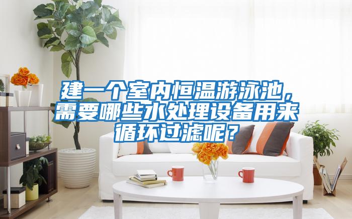 建一個室內恒溫游泳池，需要哪些水處理設備用來循環過濾呢？