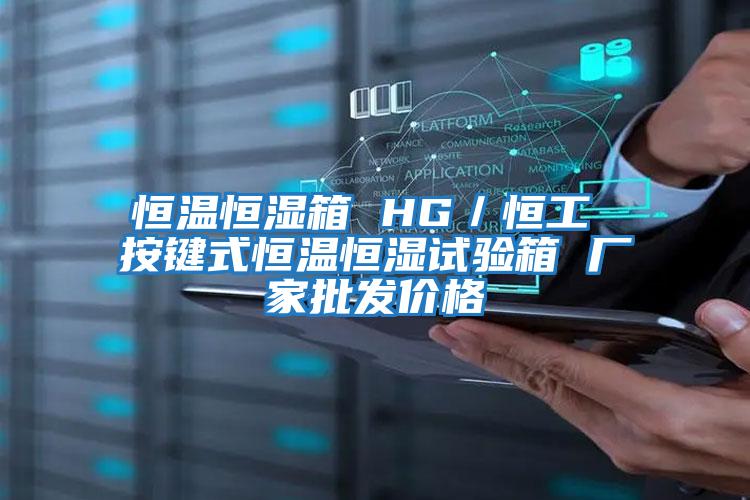 恒溫恒濕箱 HG/恒工 按鍵式恒溫恒濕試驗(yàn)箱 廠家批發(fā)價格