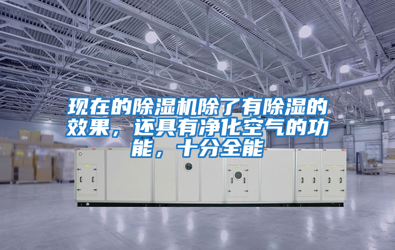 現(xiàn)在的除濕機除了有除濕的效果，還具有凈化空氣的功能，十分全能