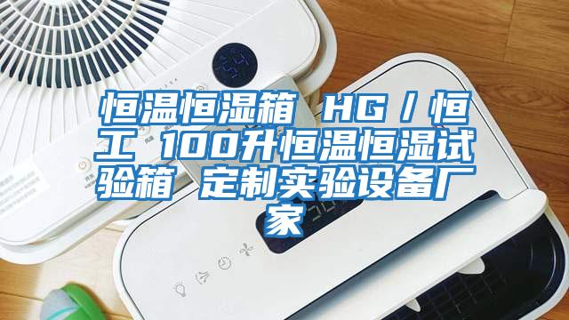 恒溫恒濕箱 HG/恒工 100升恒溫恒濕試驗箱 定制實驗設備廠家