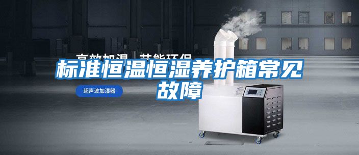 標準恒溫恒濕養護箱常見故障