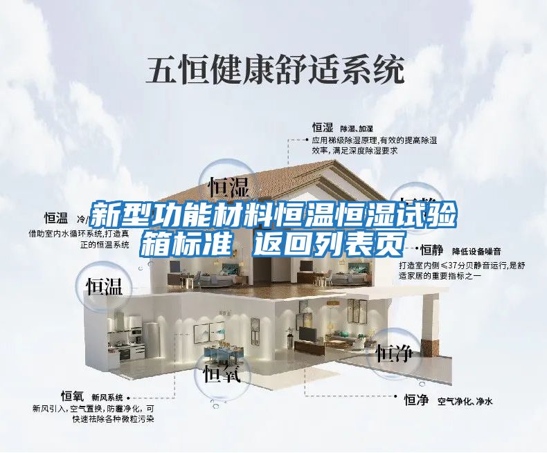 新型功能材料恒溫恒濕試驗(yàn)箱標(biāo)準(zhǔn) 返回列表頁(yè)