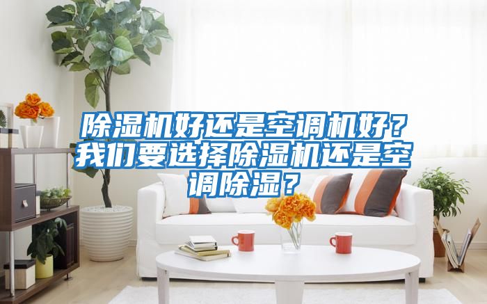 除濕機好還是空調機好？我們要選擇除濕機還是空調除濕？