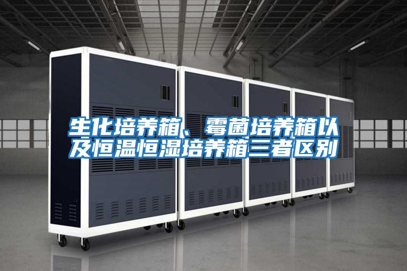生化培養箱、霉菌培養箱以及恒溫恒濕培養箱三者區別