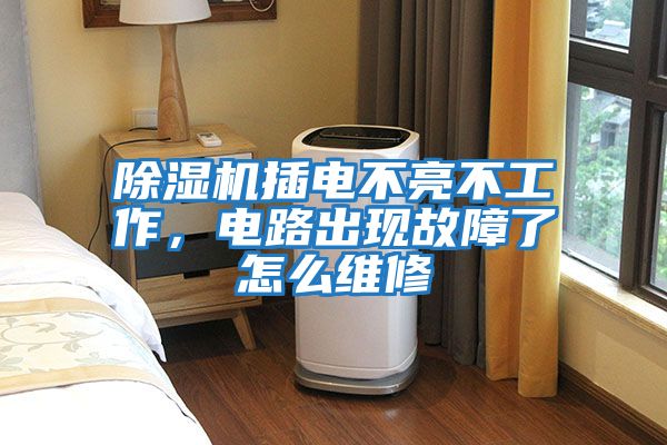 除濕機插電不亮不工作，電路出現故障了怎么維修