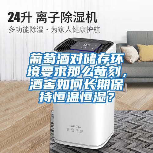 葡萄酒對儲(chǔ)存環(huán)境要求那么苛刻，酒窖如何長期保持恒溫恒濕？