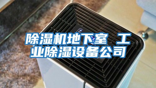 除濕機地下室 工業除濕設備公司