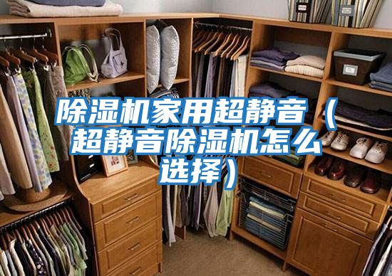 除濕機家用超靜音(超靜音除濕機怎么選擇)